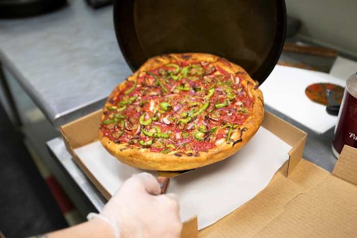 Windy City Way deep dish pizza at Mama Nancy's Pizza, Friday, December 14, 2021. 03 Mama Nancys Pizza Clh